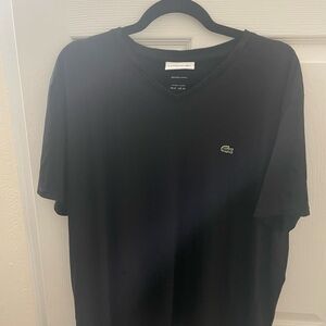 Lacoste Men's Dark Tee with Logo